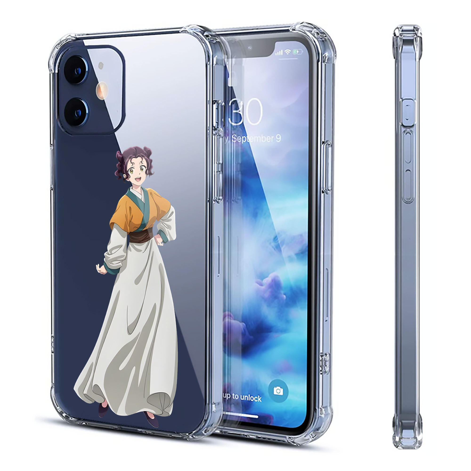 （画像用） 薬屋のひとりごと The Apothecary Diaries 【iPhone 12シリーズ対応】透明スマホケース（クリアソフトケース）